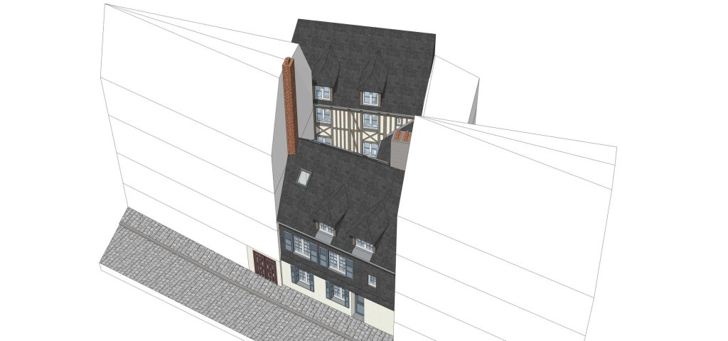Loi Malraux / Déficit foncier : Honfleur - 12 rue de la Foulerie
